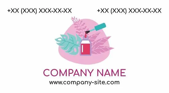 Manicure Studio business card template