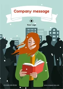 Book Club Poster Template