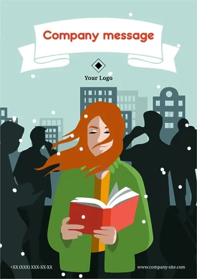Book Club Poster Template