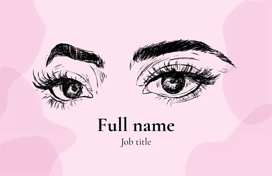 Leshmaker's business card template