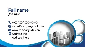 Developer's business card template