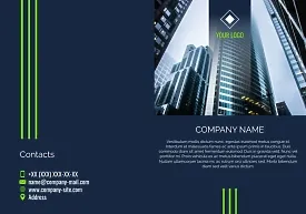 Business company brochure template