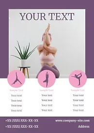 Yoga School Poster Template