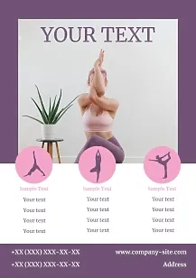 Yoga School Poster Template