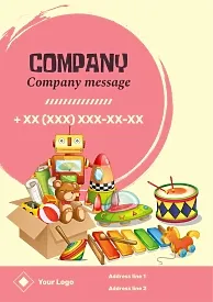 Toy Store Poster Template