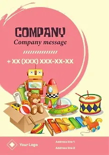 Toy Store Poster Template
