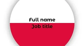 Polish Language Tutor business Card template