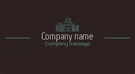 Real estate Agency business card template