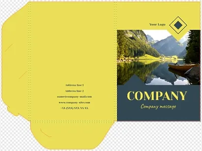 Travel Agency Paper Folder Template