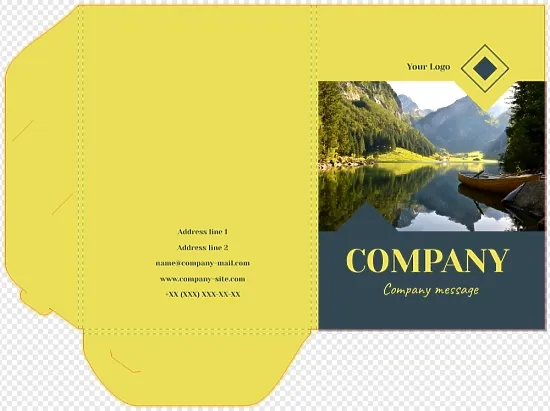 Travel Agency Paper Folder Template