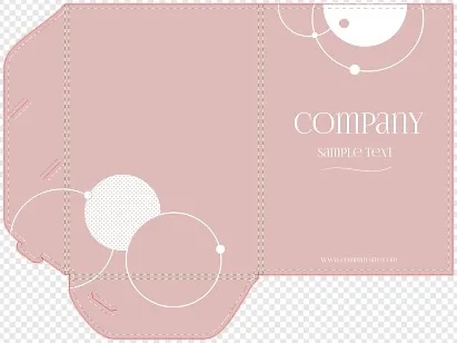 Abstract Paper Folder Template