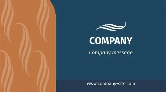 Universal business card template
