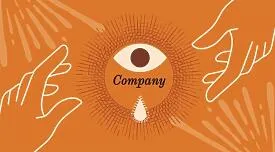 Fortune Teller's business card template 