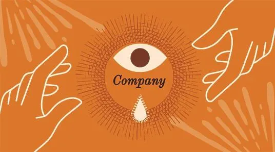 Fortune Teller's business card template 