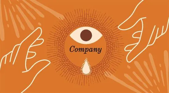 Fortune Teller's business card template 