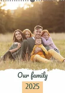 Our family calendar template