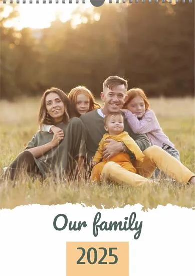 Our family calendar template