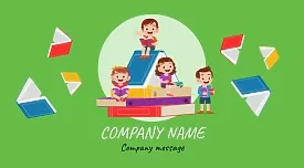 Private Elementary School Business Card Template