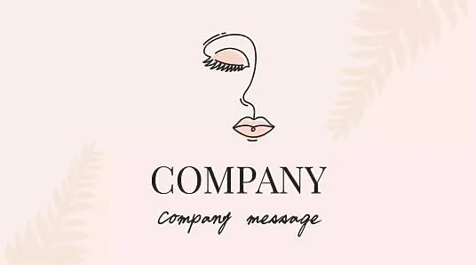 Make-up artist's business card template