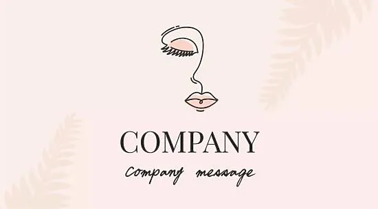 Make-up artist's business card template