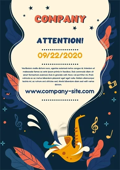 Music Festival Poster Template