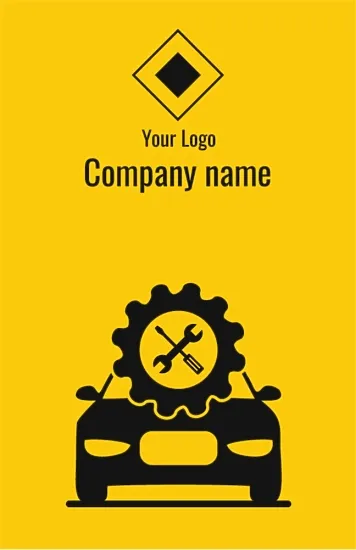 Tire Fitting business card template