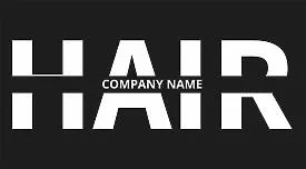 Barber's business card template