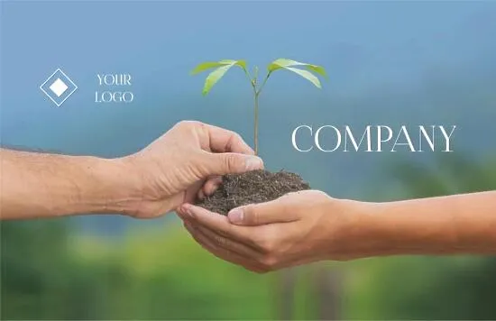 Agronomist business card template