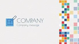 Universal business card template 