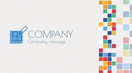 Universal business card template 