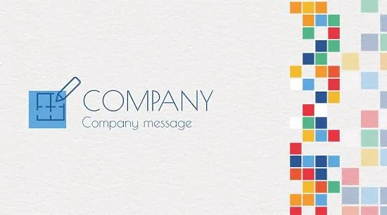 Universal business card template 