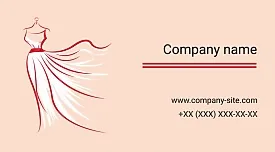 Atelier business card template