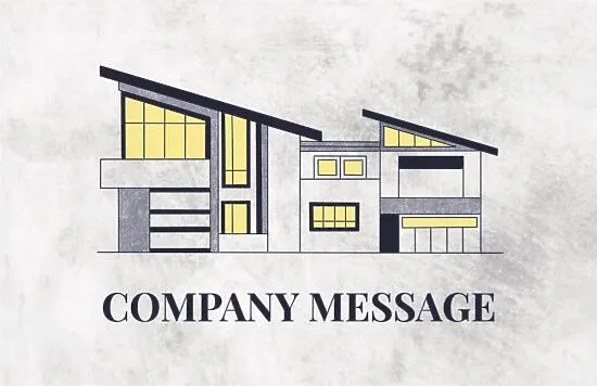 Architect's business card template