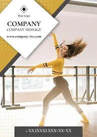 Dance School Poster Template
