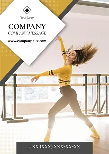 Dance School Poster Template