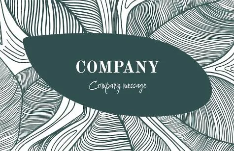 Designer's business card template
