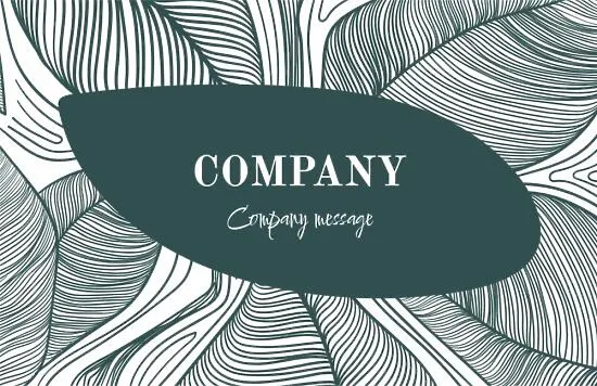 Designer's business card template