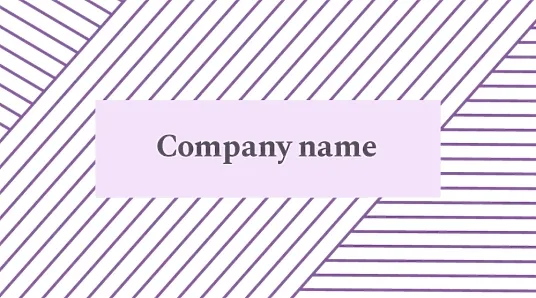 Template for a simple abstract business card