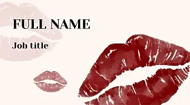 Permanent Makeup Master's business card template