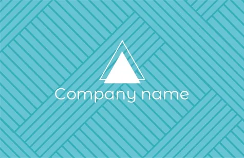 Minimalist abstract business card template
