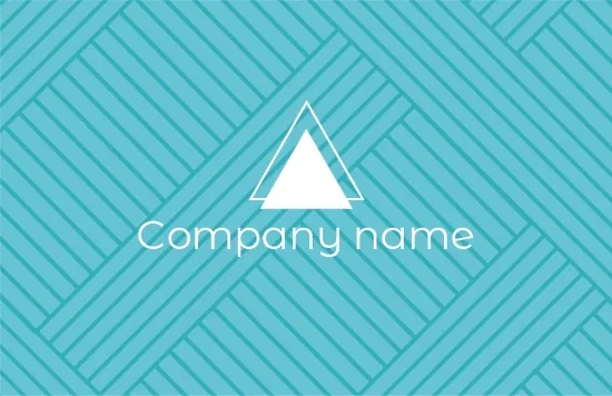 Minimalist abstract business card template