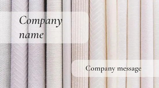 Fabric store business card template