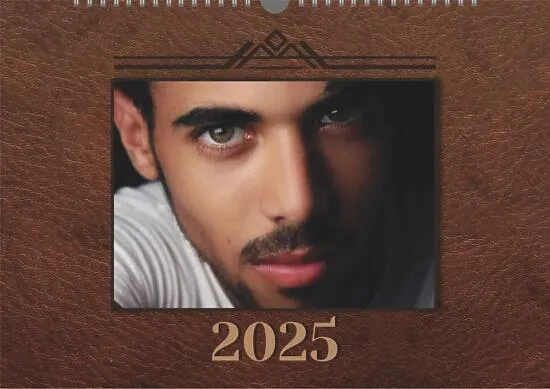 Calendar template for men