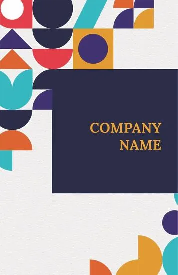 Stylish business card template