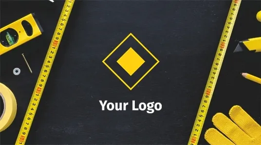 Repairman's business card template
