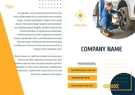 Car service booklet template