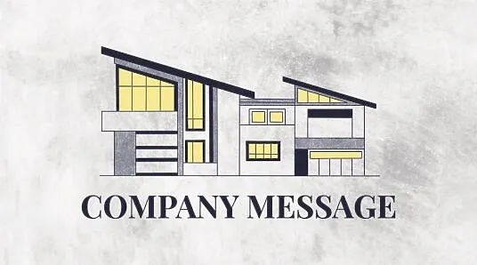 Architect's business card template
