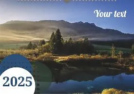Nature Wall Calendar Template
