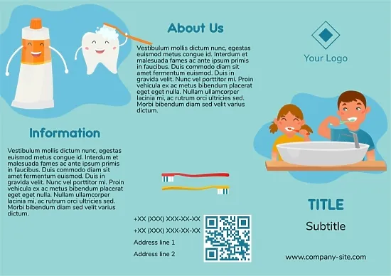 Dental Clinic Booklet Template