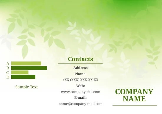 Garden Center Booklet Template